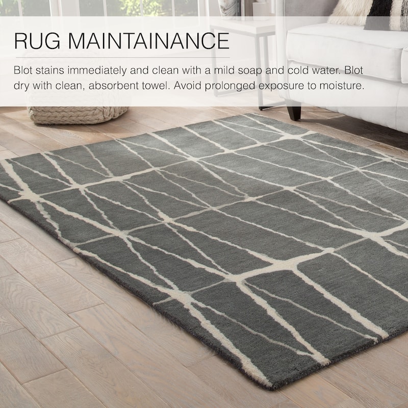 Botticino Handmade Geometric Area Rug