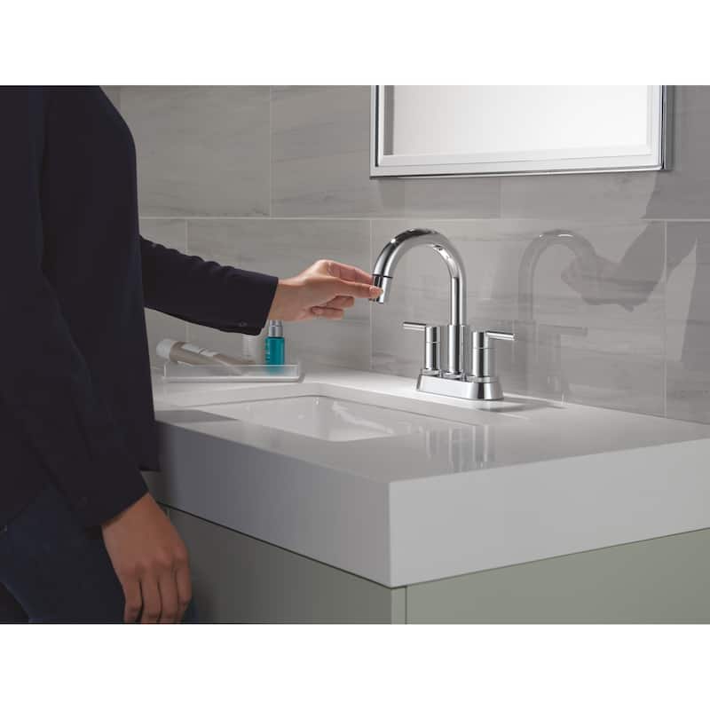 Delta 25749LF-PD Nicoli 1.2 GPM Centerset Bathroom Faucet with Pull