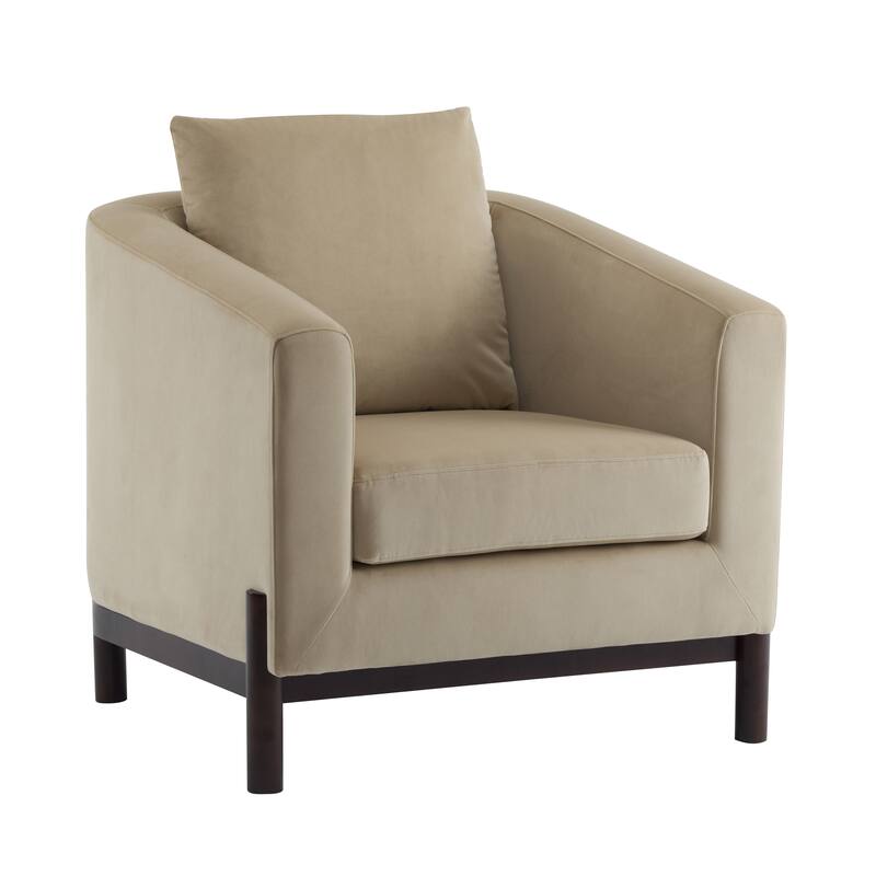 Smyrna Upholstered Barrel Club Chair by Christopher Knight Home