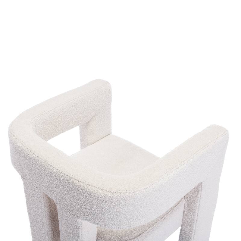 Fabric Upholstered Accent Dining Chair for Kitchen 2PCS