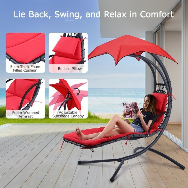 Hammock lounge chair deals with stand