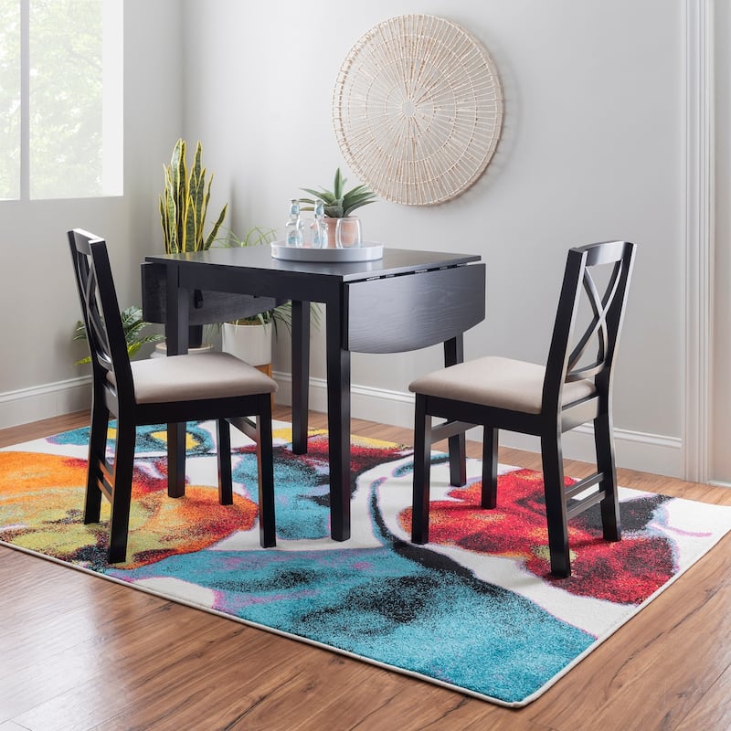 Socorro X Back Dining Chair (Set of 2) - Black