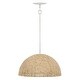 preview thumbnail 5 of 9, Hinkley Lighting 38464 Dalia 20" Wide Wood Pendant with Beaded Shade