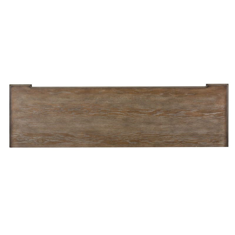 The Gray Barn Abbey Park Weathered Brown & Antique White 7 Drawer Dresser