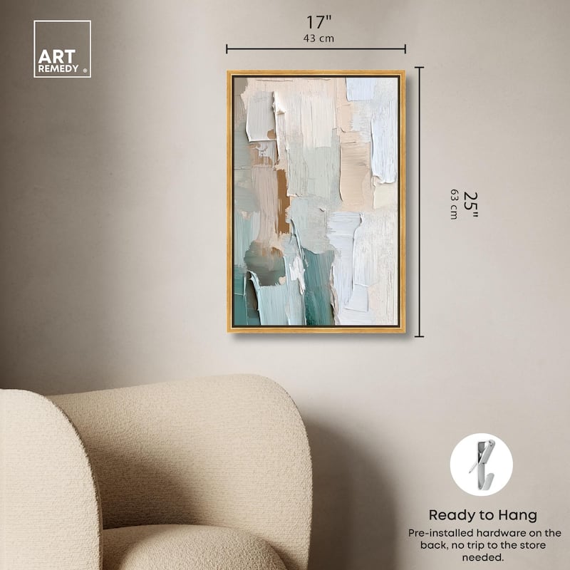 Impasto Intervals II Canvas by Art Remedy