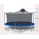 preview thumbnail 14 of 29, 10FT trampoline with basketball hoop and 360-degree safety net