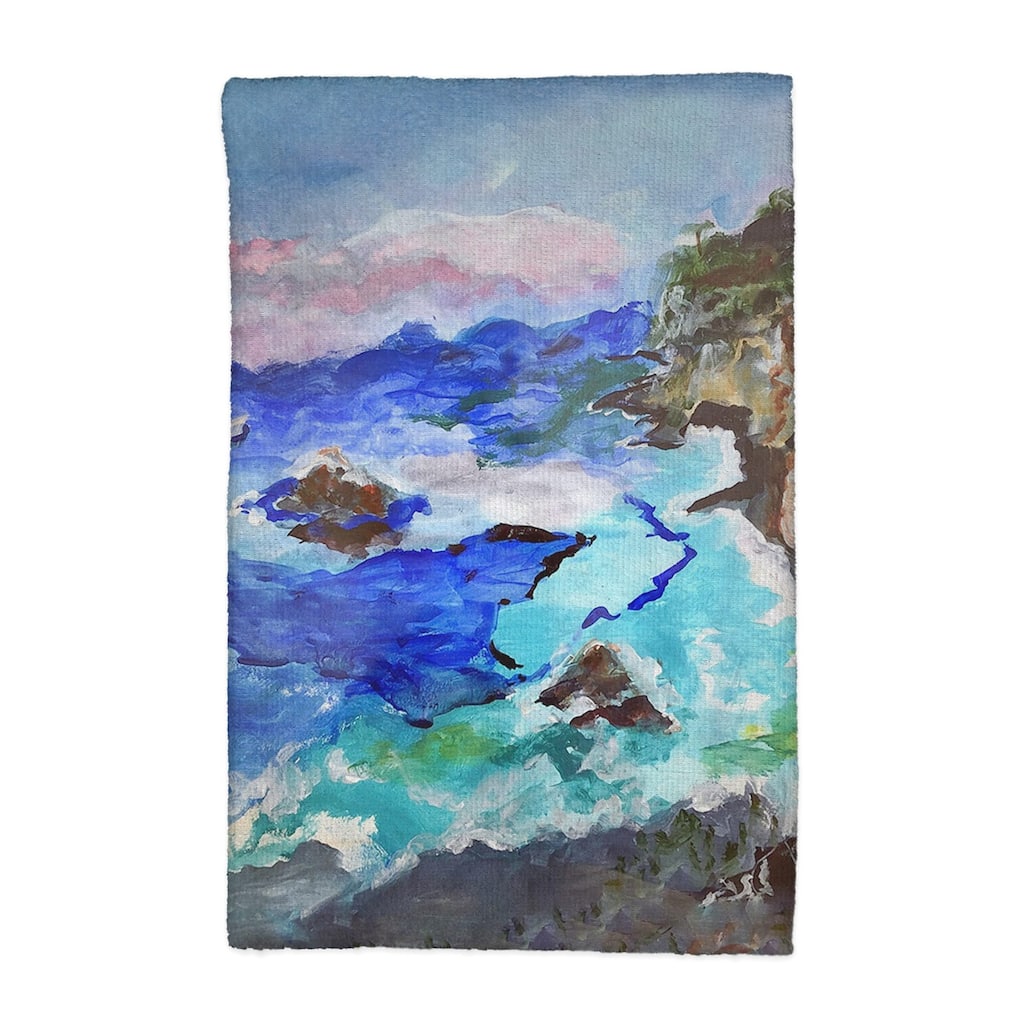 Sailing the Cliffs Kitchen Towel - 16x25