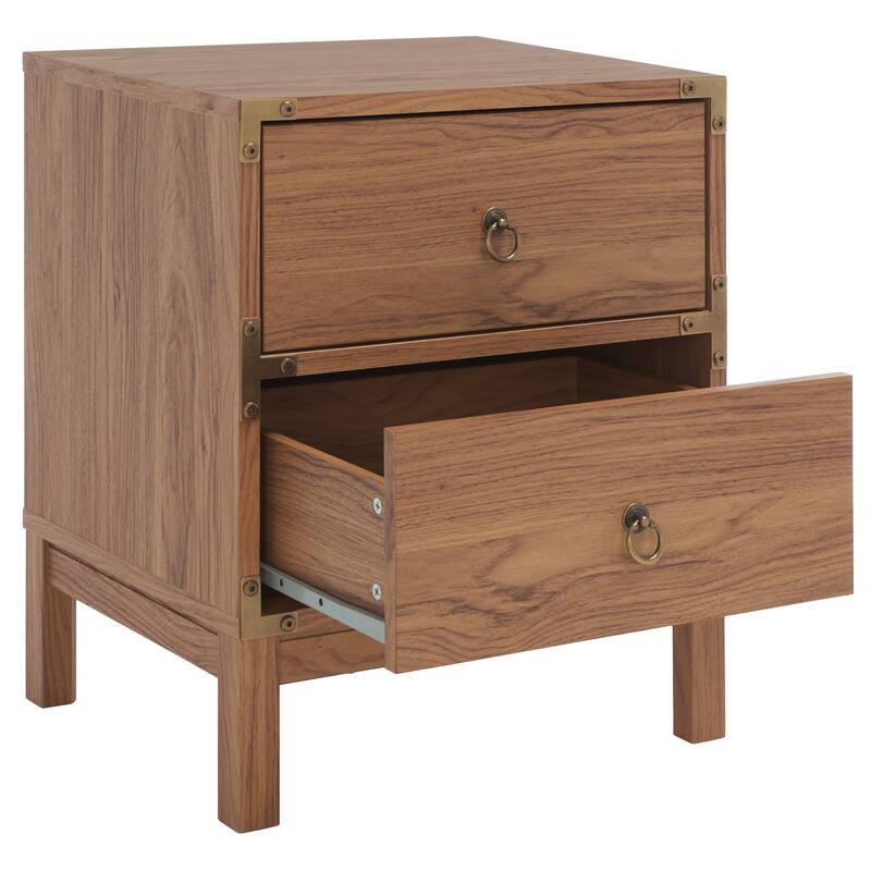 SAFAVIEH Zaria 2-Drawer Nightstand