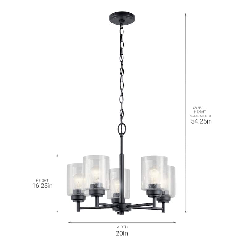Kichler Lighting Winslow 5-light Black Chandelier