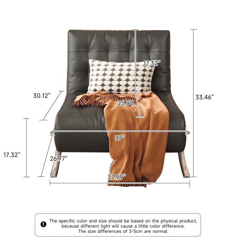 Romision Modern Foldable Sofa Bed with Metal Leg