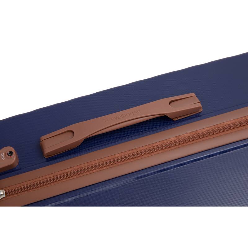 5-Piece Set (20"24"28 +a travel bag and a toiletry bag) ,PP Hardshell Carry on Luggage Set