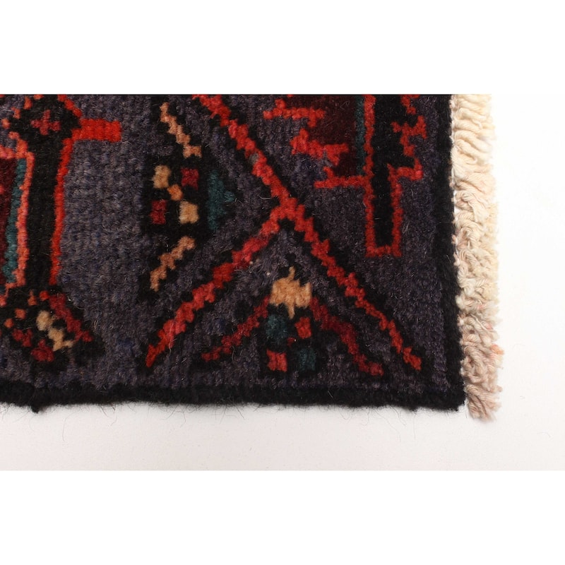 ECARPETGALLERY Hand-knotted Andelz Red Wool Rug - 4'0 x 7'0