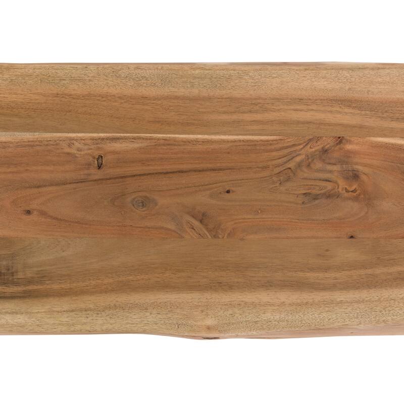 70" Acacia Wood Dining Bench