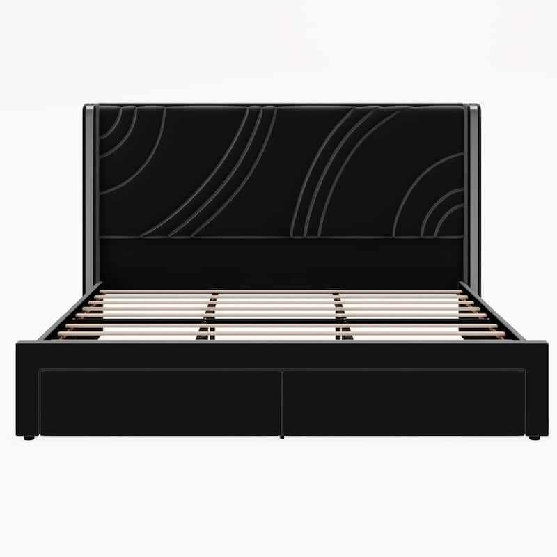 Exquisite Upholstered Bed with Exceptional Storage and Stylish Appeal for Dreamy Slumber