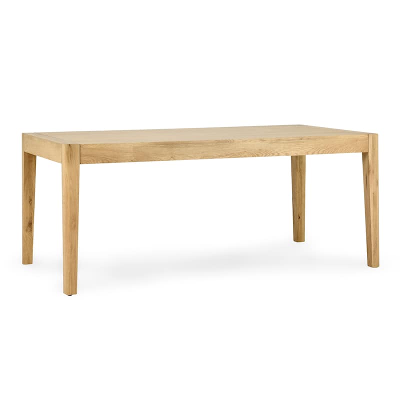 Beechgrove 72" Dining Table in Natural Brown by Kosas Home - 72Wx38Dx30H