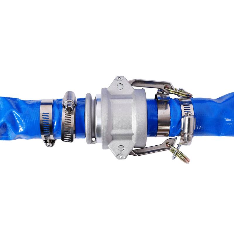 2" Heavy Duty Pool Backwash Hose, Reinforced PVC with Aluminum Camlock