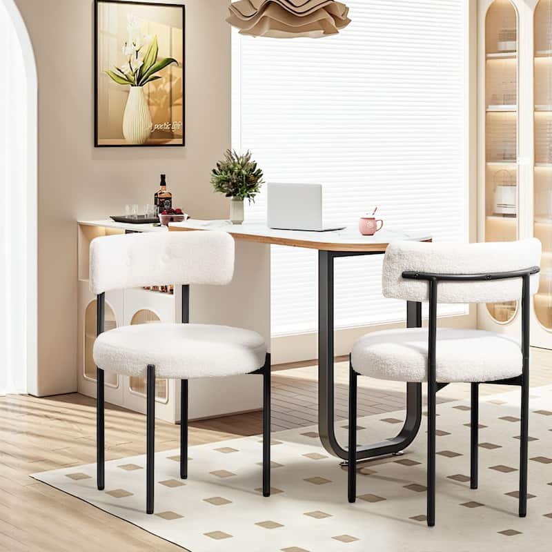 AVAWING Dining Chairs Mid-Century Modern Kitchen Chairs Set of 2