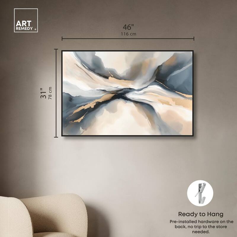 Dynamic Swirls I Canvas by Art Remedy