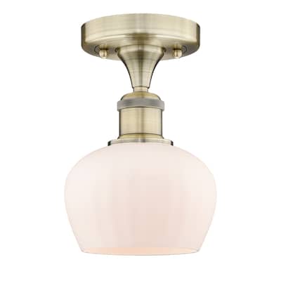 Innovations Lighting Fenton - 1 Light 7" Semi-Flush Mount