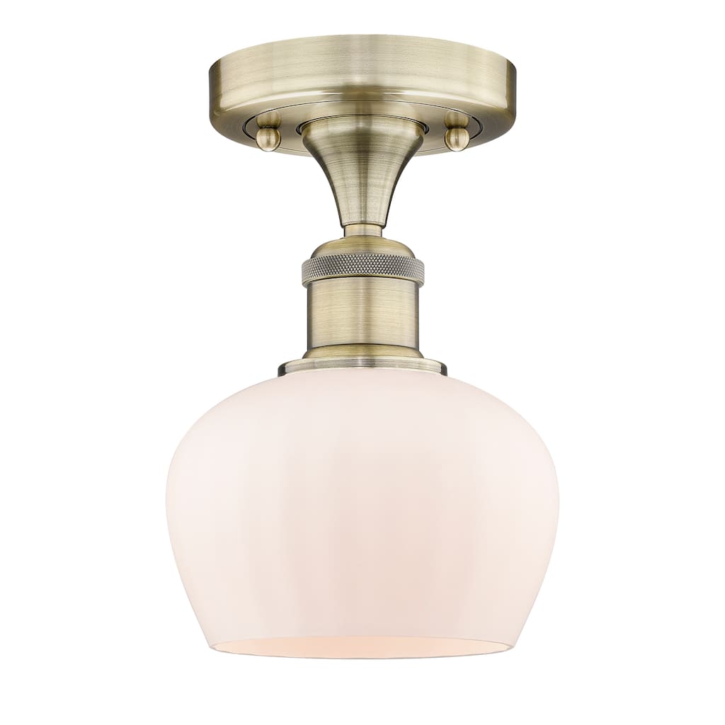 Innovations Lighting Fenton - 1 Light 7" Semi-Flush Mount