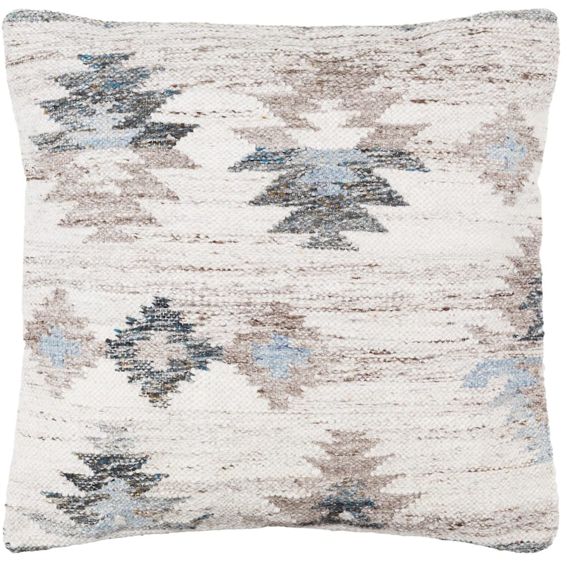 Meredith Rustic Geometric Accent Pillow