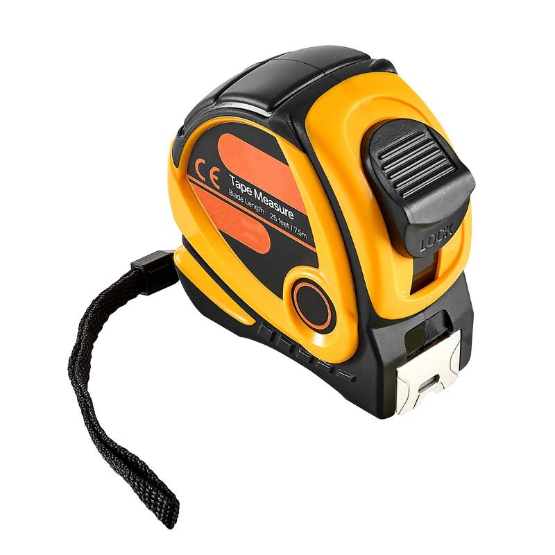 Tape Measure 25ft Retractable Imperial Metric for Outdoor Decoration