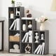 preview thumbnail 2 of 34, VECELO Set of 3 Cube Bookshelves 2/3/4-Tier Open Shelf Bookcase with Irregular Cubes for Living Room Study Bedroom Office Grey(set of 3)