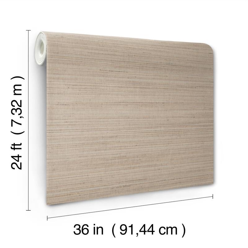 Shreveport Marled Abaca 36 In W X 24 Ft L Wallpaper