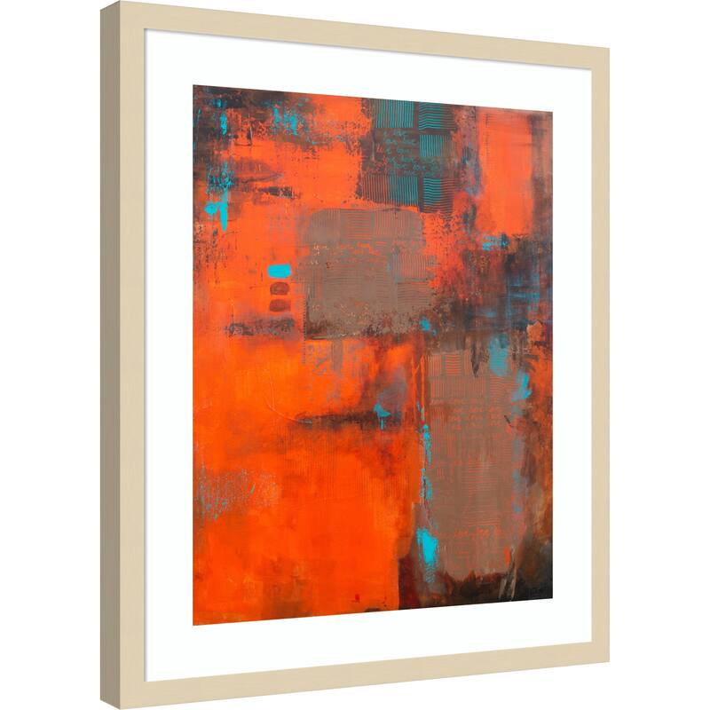 Love Injection by Lillian Christiansson Wood Framed Wall Art Print