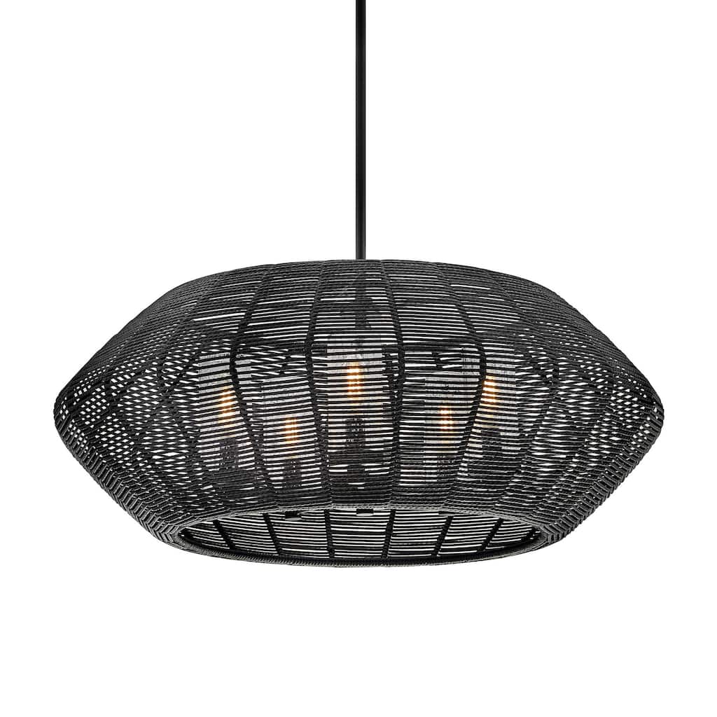 Hinkley Lighting 10385-LV Luca 5 Light 28" Wide LED Outdoor Pendant