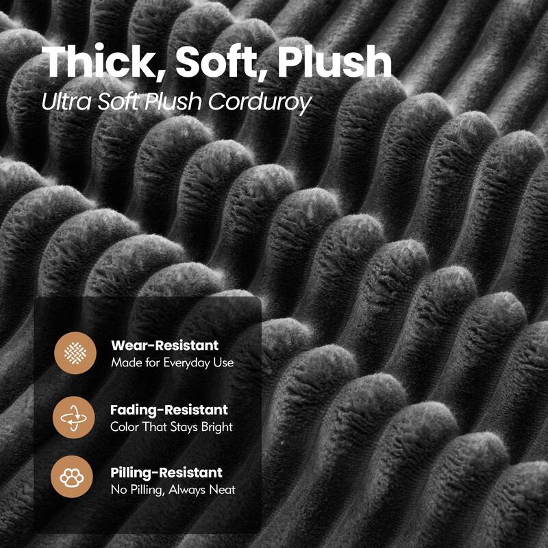 OVIOS Supreme Soft Fluffy Loveseat Sleeper Sofa