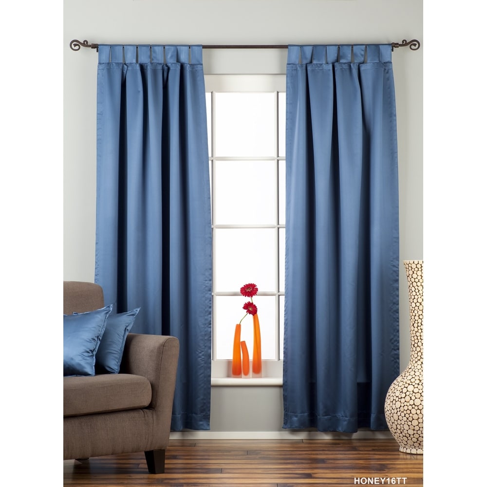 Blue Tab Top blackout Curtain / Drape / Panel - Piece. Opens flyout.