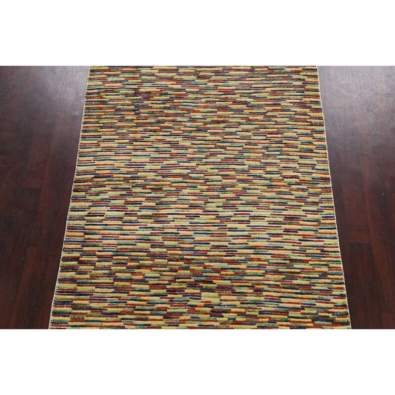 Modern Moroccan Oriental Home Decor Area Rug Handmade Wool Carpet - 5'4" x 7'7"