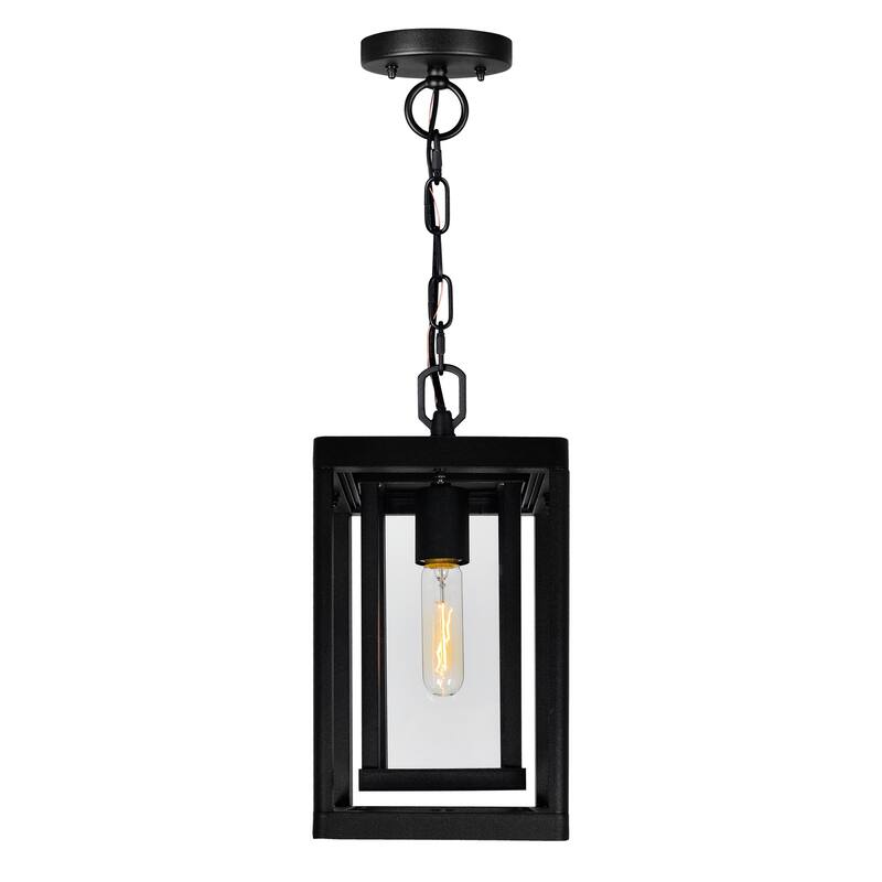 Mulvane 1 Light Black Outdoor Pendant