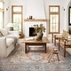 preview thumbnail 2 of 9, Alexander Home Tremezzina Printed Distressed Geometric Oriental Area Rug