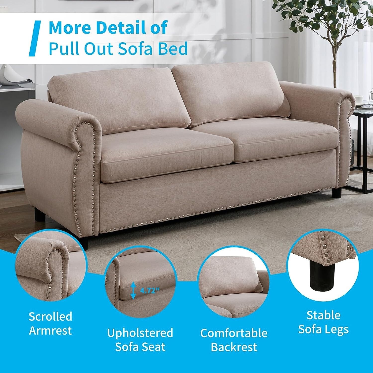 Convertible sofa outlet mattress