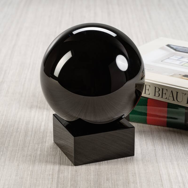 Sakinah Decorative Crystal Glass Orb on Base