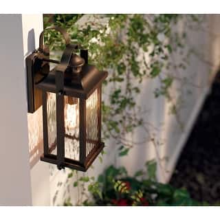 Kichler Lighting Linford 17-in 1-Light Olde Bronze Outdoor Wall Light