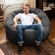 preview thumbnail 24 of 37, Jaxx Basics 5 Foot Large Adult Bean Bag Chair, Oversized with Filler