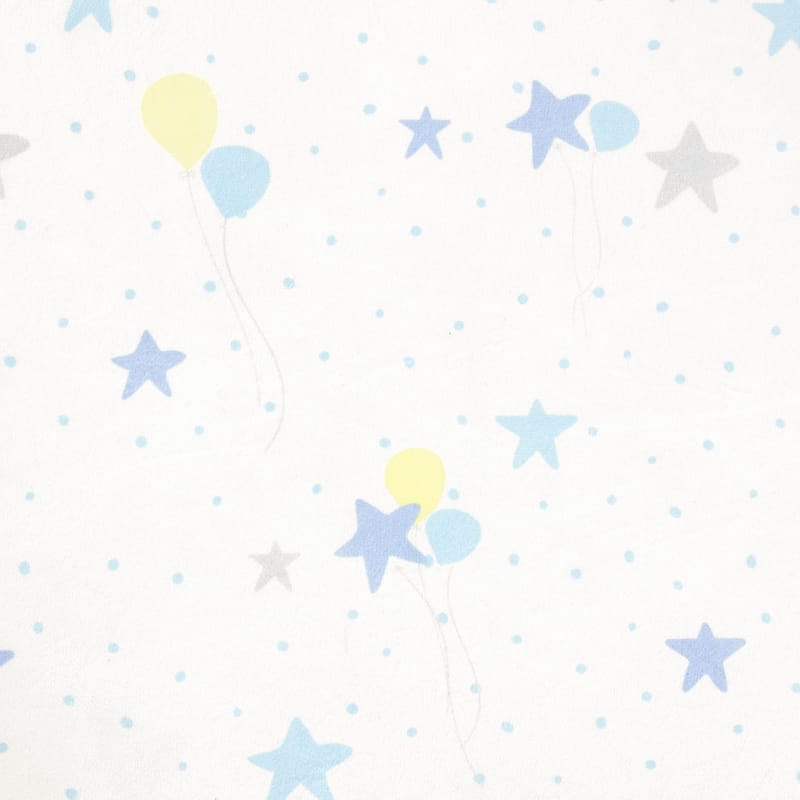 Lush Decor Baby Elephant Balloon Reversible Soft & Plush Oversized Soft Baby Blanket - 50" x 36"