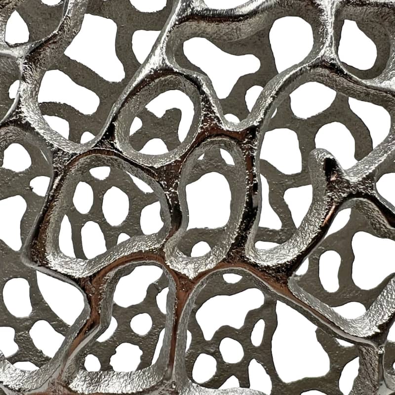Decorative Handmade Aluminum Bird Nest Flower Vase