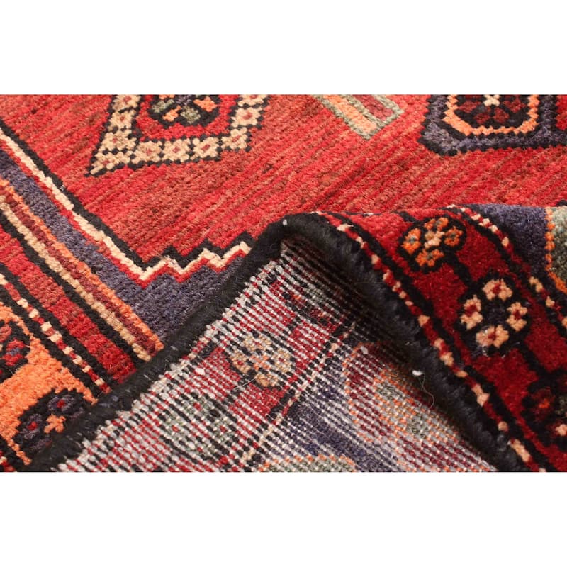 ECARPETGALLERY Hand-knotted Anadol Dark Red Wool Rug - 4'0 x 6'9