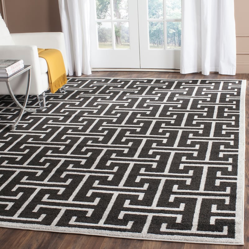 SAFAVIEH Amherst Rola Modern Rug - 8' x 10' - Anthracite/Light Grey