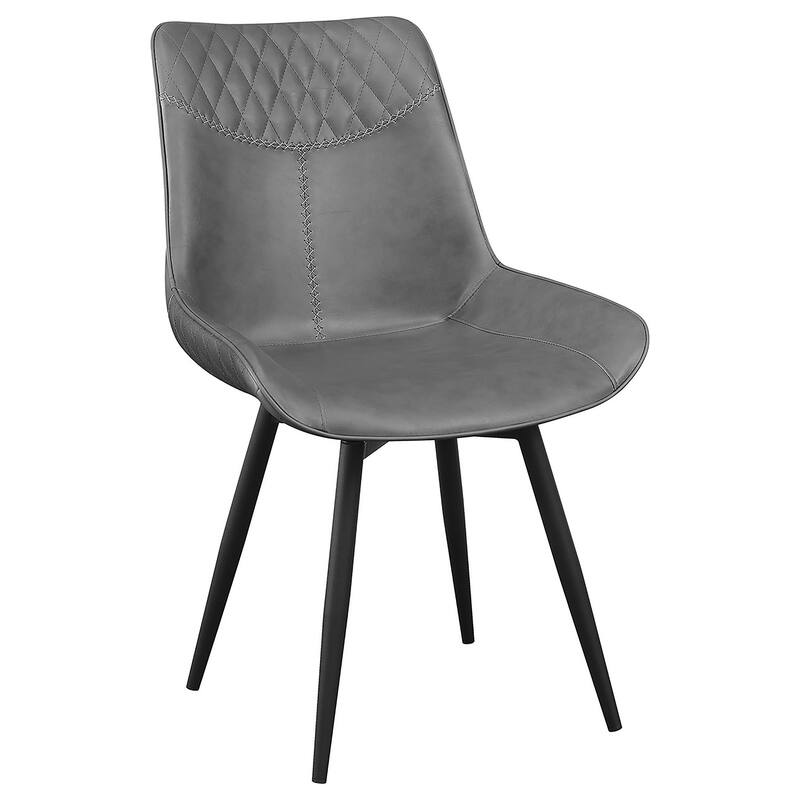 Brassie Upholstered Swivel Dining Side Chair (Set of 2)