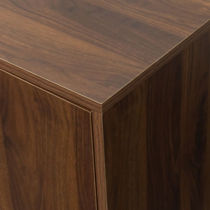 Modern 53 Inch TV Stand with Storage Cabinet and 3 Open Shelves for TVs 50 to 59 Inches