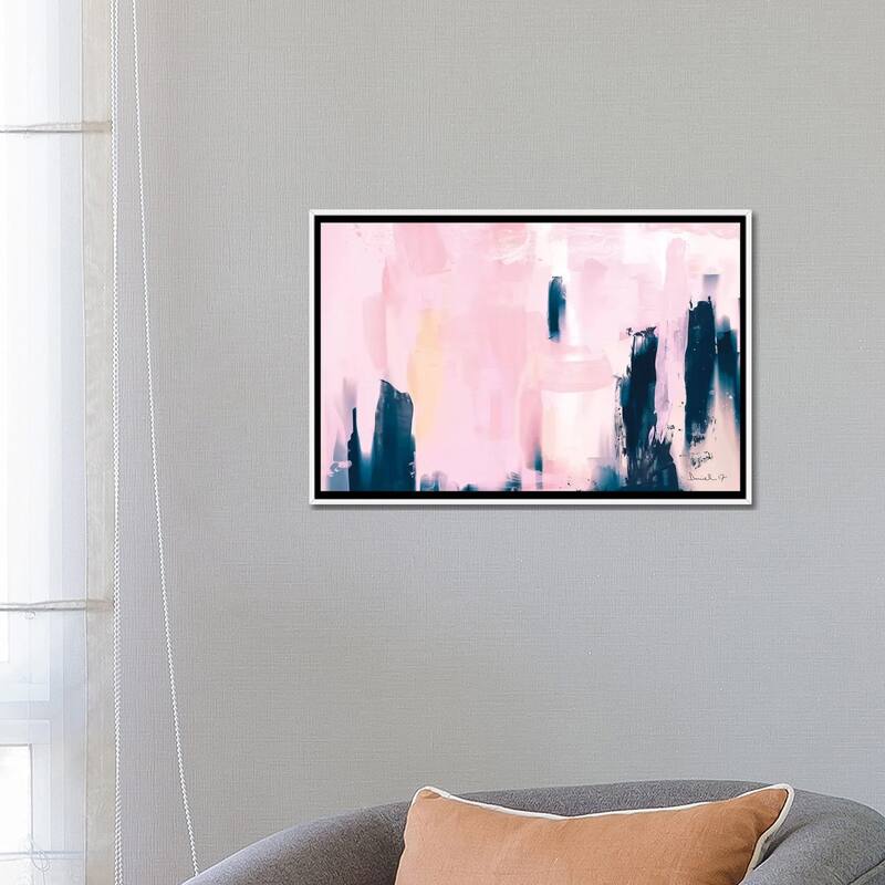 iCanvas "Pink Navy" by Dan Hobday Framed Canvas Print