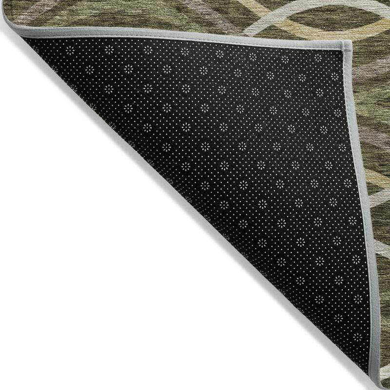 HomeRoots Abstract Transitional Rectangle Outdoor Rug