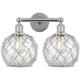 Option Polished Chrome / Clear Glass with White Rope