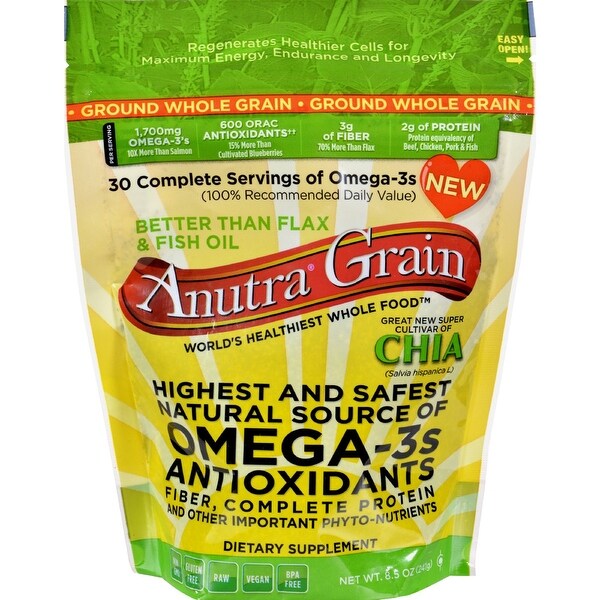 Anutra Omega 3s - Ground Whole Grain - 8.5 oz
