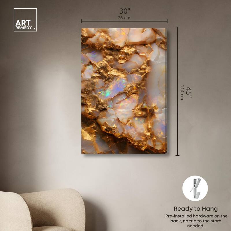 Mythic Gleam Canvas by Art Remedy, Gallery Wrapped